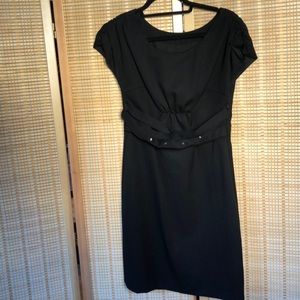 Wool and silk Loeffler Randall little black dress